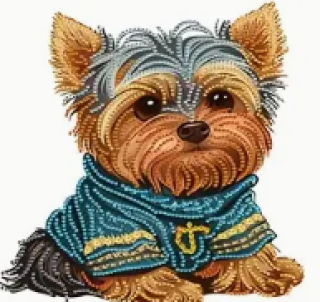 Diamond Painting Yorkshire Terrier
